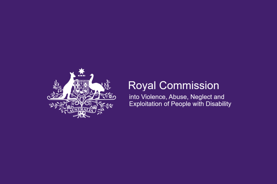 Cover image from Disability Royal Commission